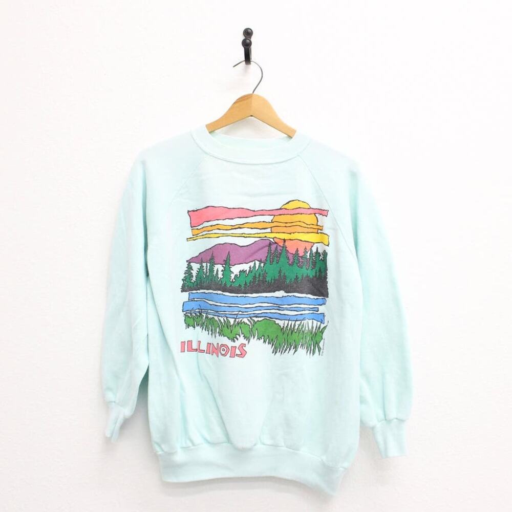 Vintage Illinois Wilderness Sweatshirt Medium